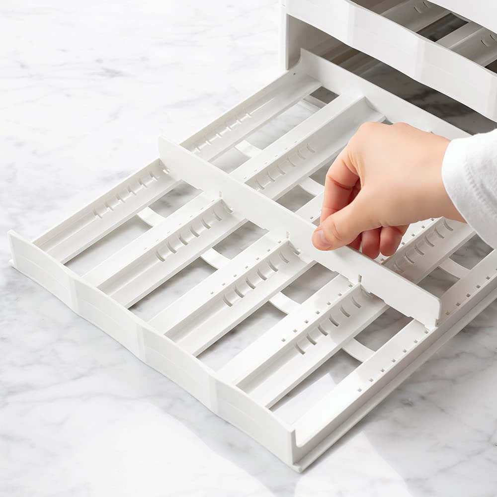 SpiceStack Adjustable Spice Rack Organizer, Pull-Down 24-Bottle Seasonings and Spices Holder Cabinet and Pantry