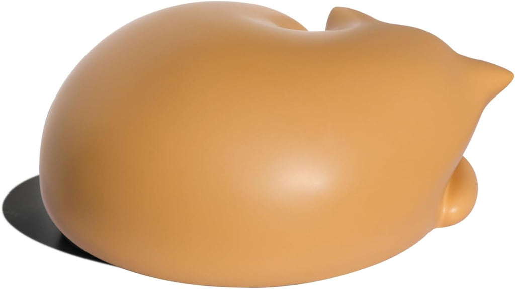 Cat Urn, Sleeping Resin Cremation Pet Urns for Cat Ashes, Orange