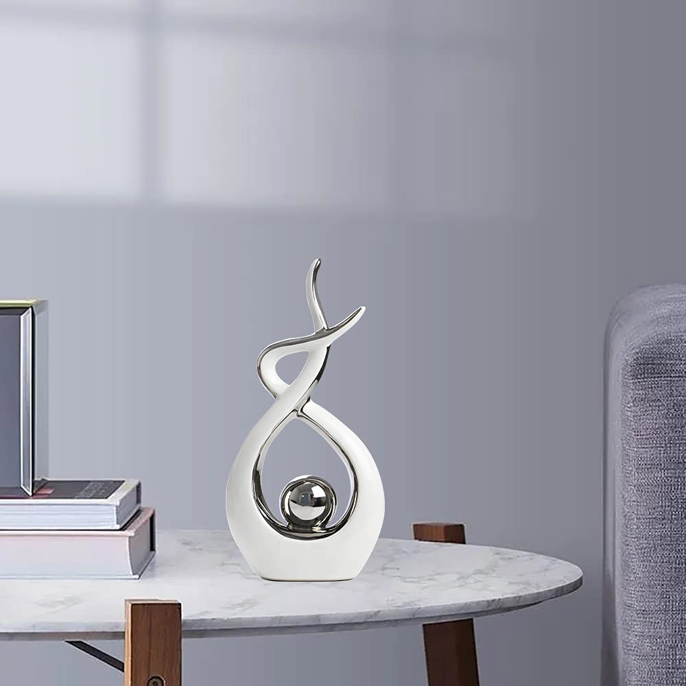 Decor Modern Abstract Art Ceramic Statue Table Decorations Living Room Office Centerpiece