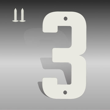 28 Inch White House Numbers, Large Metal Address Numbers for Outside (3)