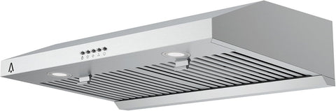 30 Inch Stainless Steel Under Cabinet Range Hood 400 CFM 3 Speed LED Lights