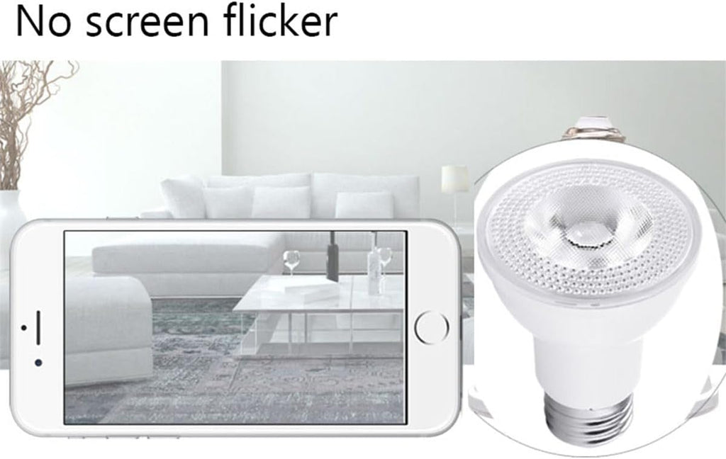 PAR20 LED Bulbs, Dimmable 7W Spot Light Bulbs,50W Halogen Bulb Equivalent, 550 Lumens E26 40 Degree, Indoor Recessed