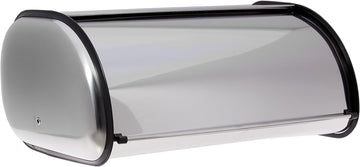 Bread Box - IT Stainless Steel Counter, Roll Top Lid, Large