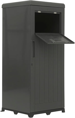 Package Delivery Box Box with Top Drop Chute for Packages