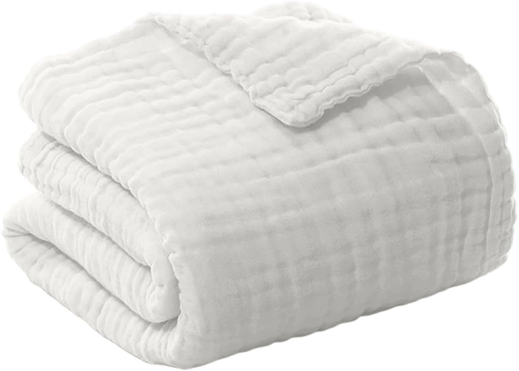 Cooling Blankets for Hot Sleepers, 80"x90" Lightweight Cotton Summer Blanket of Rayon Derived from Bamboo, Soft