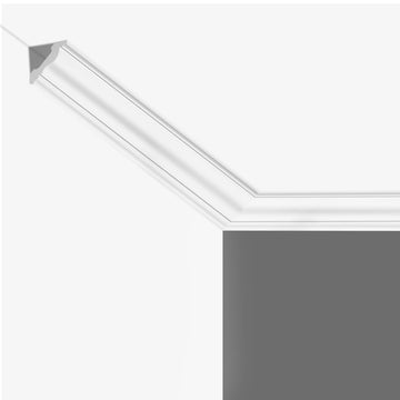 12-Pack Ceiling Crown Molding Trim 43.7FT Installation with Glue