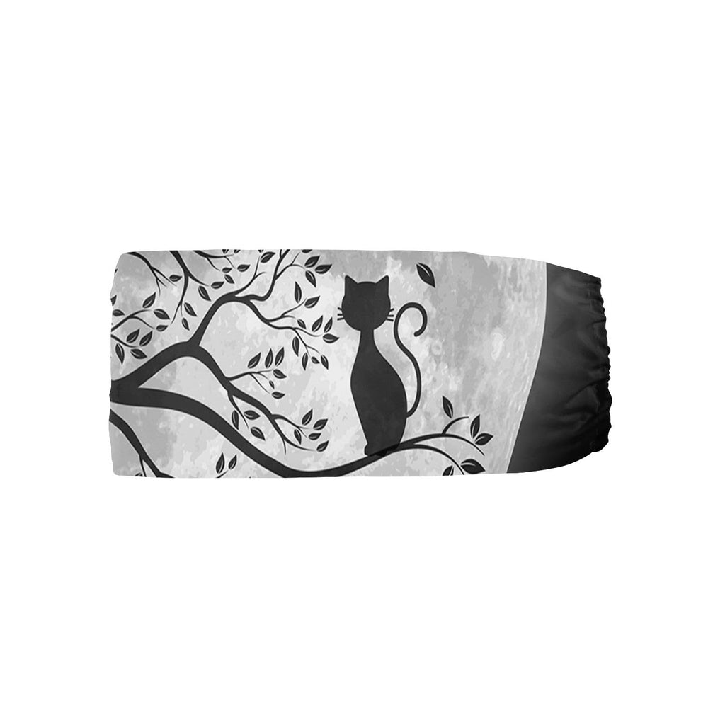 Moon Theme Cat Branch Printed Nursery Crib Bedding Set, 3pcs - Comforter, Crib Sheet & Crib Skirt for Baby Boys and