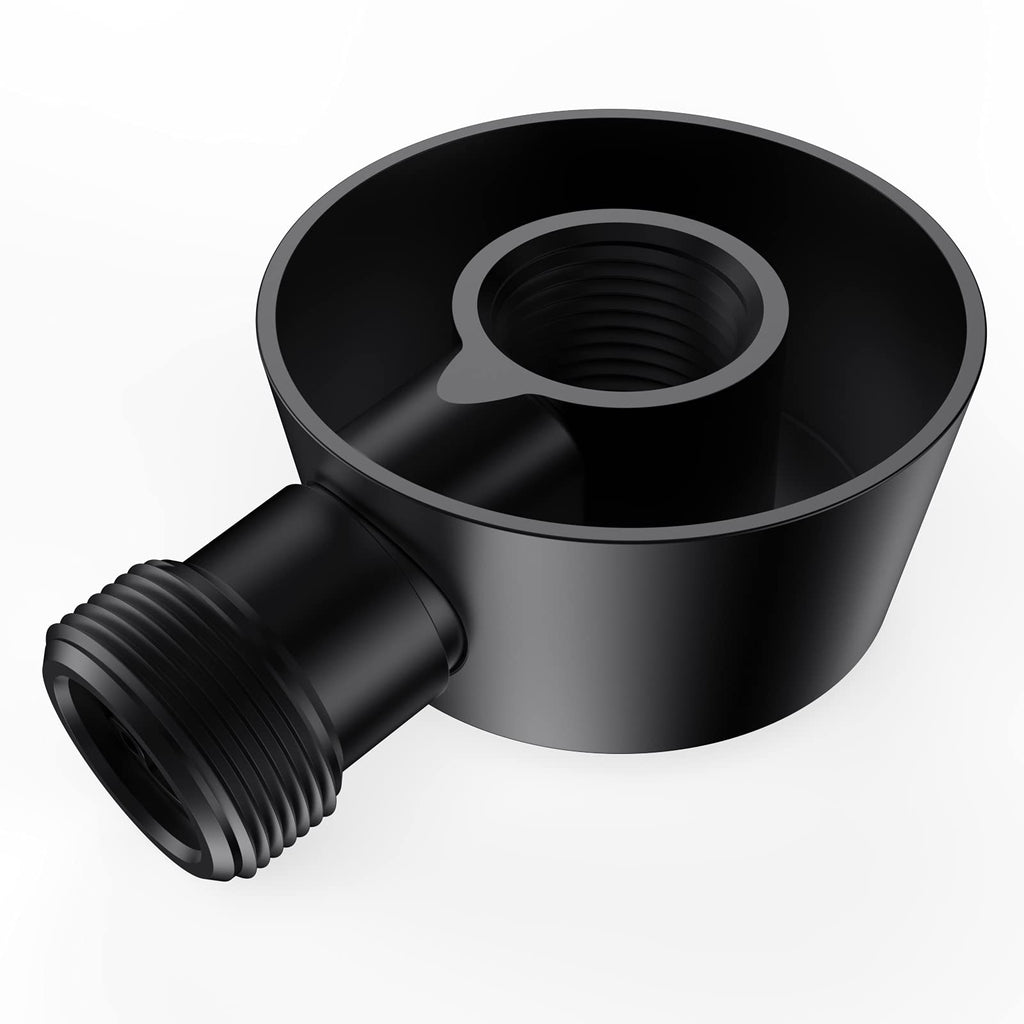Wall Mounted Supply Elbow, Wall Elbow for Hand Shower, Solid Brass Round Wall Supply Elbow, Check Valve Included