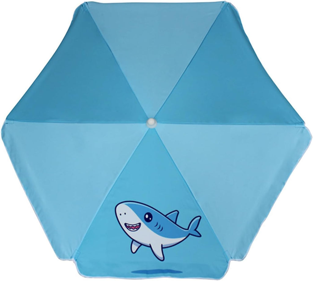 5ft Kids Beach Umbrella for Picnic, Water Table, Sand Box Sun Shade