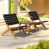 3-Piece Outdoor Patio Furniture Set - Bistro for Patio, Garden & Porch