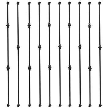 10-Pack Iron Balusters 44" Wrought Iron Stair Spindles
