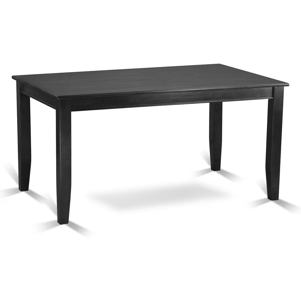 West Furniture 6 Piece Dining Set Contains a Rectangle Dining Room Table and 4 Kitchen Chairs with a