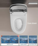 Smart One-Piece Toilet with Built-In Bidet, Auto Open and Close, Powerful Flush, Foam System, ADA Comfort Height, Blackout Flush, Auto Flush, Heated Seat