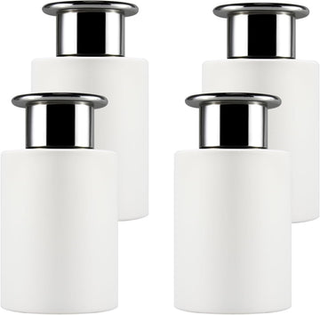 Fragrance Glass Reed Diffuser Bottles Jars 120ml - Set of 4