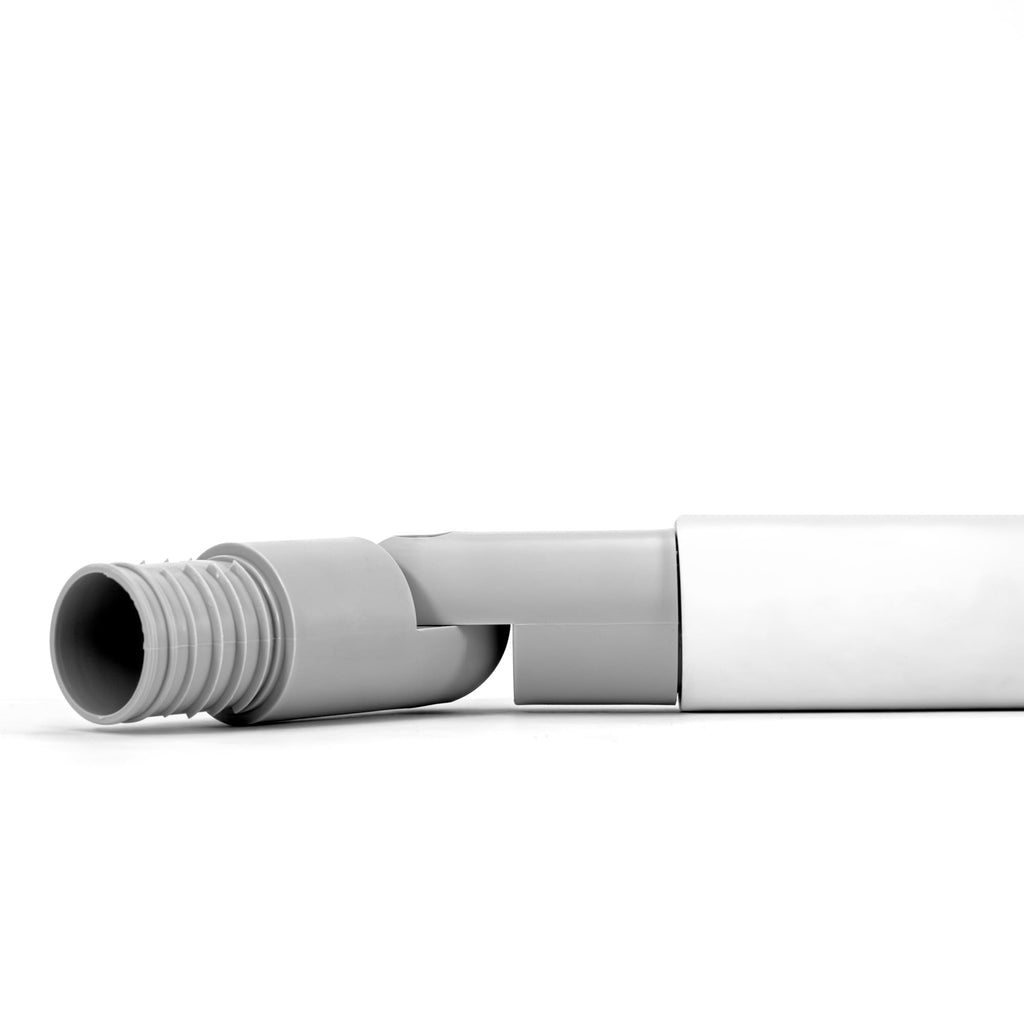 Adjustable Handrail Knuckle Connector, Gray Plastic Pipe Fitting, Variable Angle Joint (2)