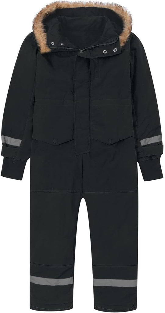 Snow Suit for Kids Boys Girls One Piece Snowsuit Girls and Boys Waterproof Insulated Winter Jumpsuit Coveralls