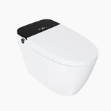 Smart Toilet with Bidet, One-Piece Design, Heated Seat & Auto Open/Close Lid, Foot Sensing & Automatic Flush