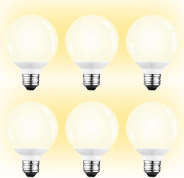 G25 LED Light Bulbs, 5W 450LM, Dimmable, 2700K