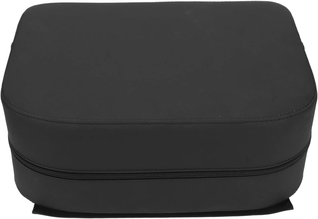Salon Booster Seat Cushion for Child Hair Cutting, PU Leather Barber Heightening Pad for Vintage Chairs