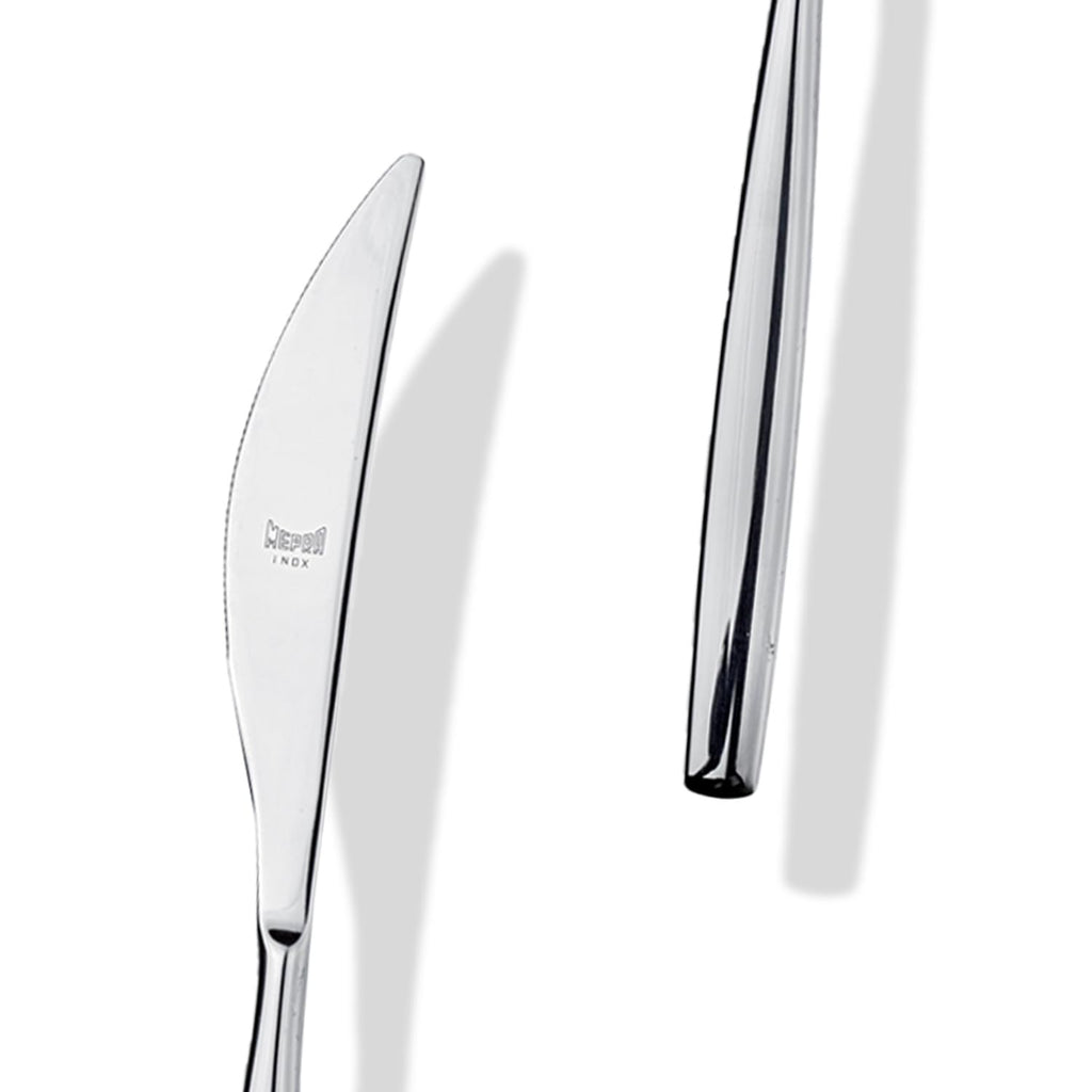 Stiria Cutlery Set - [20 Pieces Set] Brushed Stainless-Steel Finish, Dishwasher Safe Cutlery