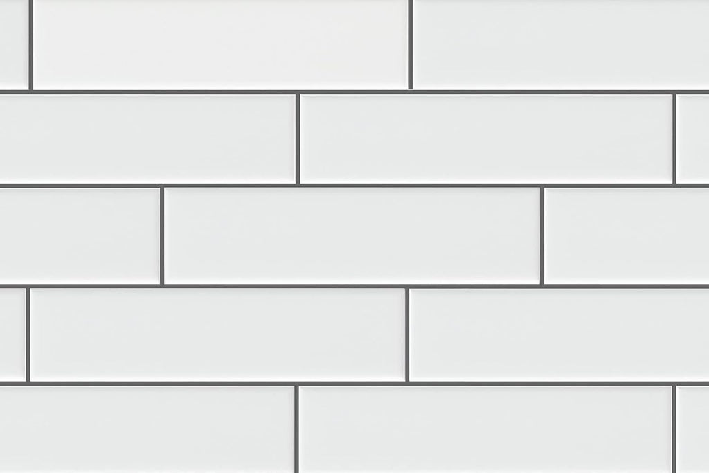 White Subway Tile Gloss Finish 2" X 8" Wall Tile, Backsplash Tile, Bathroom Tile, Designed in Italy (1)