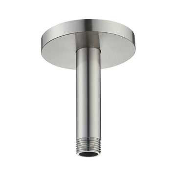 Shower Arm with Flange,4 Inches Ceiling Mount Shower Head Extension Arm Straight Arm Ceiling-Mounted For Fixed Shower