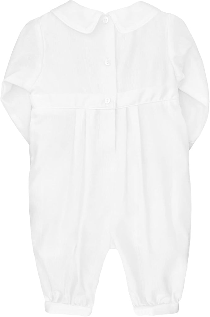 Baby Boys' Pique Christening Longall with Hat