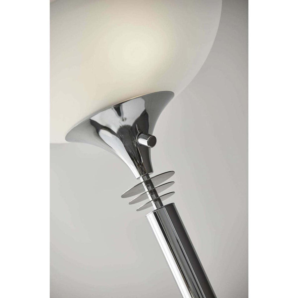 Metropolis Floor LAMP - Chrome Chrome