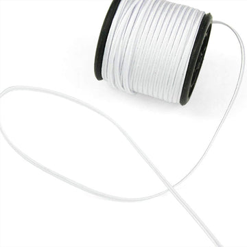 M Shiny White Soutache, Sold by the yard - 3m