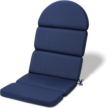 Adirondack Chair Cushion, 50x20 in Outdoor Rocking Seat Pad, 1 Pack | Navy Blue Replacement High Back Cushion