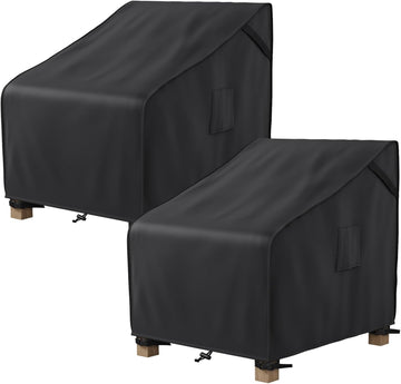 Patio Furniture Covers Waterproof, Outdoor Chair Covers for Rocking Chair, Fits up to 32W x 37D x 36H Inches