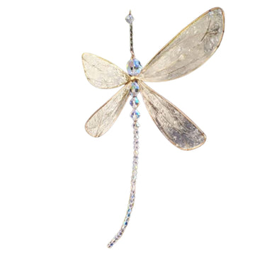 Suncatcher Dragonfly Crystal Ball Prisms Sun Catcher with Beads Window Hanging Ornament Rainbow Maker for Wedding