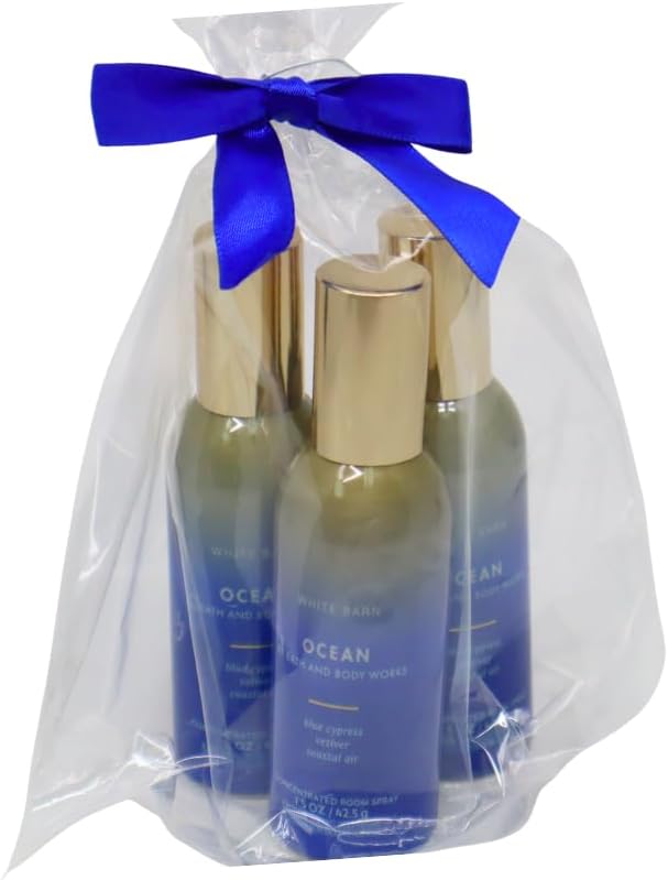 Concentrated Room Spray Gift Set with a Blue Bow for Holiday 1.5 oz - Pack of 3