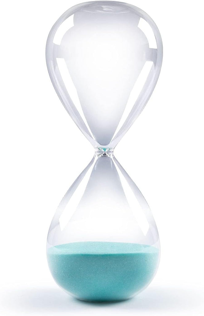 Hourglass Sand Timers - Biloba Hourglass Sand Timer Inspired Glass/Home, Desk, Office Decor