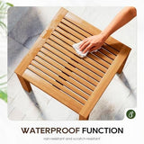 3-Piece Acacia Wood Outdoor Patio Furniture Set - Bistro for Backyard, Garden & Porch