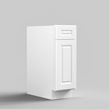 12" Kitchen Base Cabinet, Sideboard Storage Cabinet with Soft-Close Drawer and Adjustable Shelf, RTA Base Cabinet