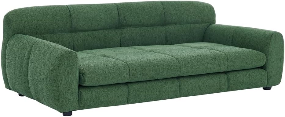 51" Breathable Comfy Cloud Sofa, Lazy Pet Couch with Linen Fabric, Dog Bed with Backrest for Large Oversized Dogs