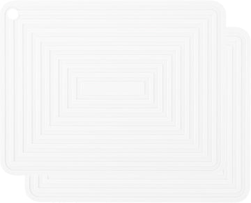 Silicone Trivet Mats for Hot Pots & Pans & Dishes, Hot Pads, Multipurpose Heat Resistant Mat Counter, Durable &