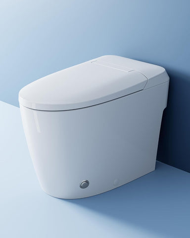 HR-T30 Non-Electric Bidet Toilet, Tankless Toilet with ADA Chair Height, 1.0GPF and Powerful Flush