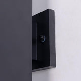Modern Outdoor Porch Light Patio Light in 2 Lights with Aluminum Rectangular Tube and Tempered Glass Cover Waterproof
