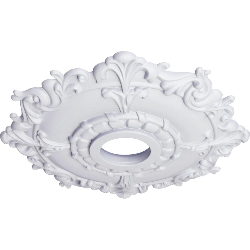 18"OD x 3 1/2"ID x 1 1/2"P Riley Ceiling Medallion (Fits Canopies up to 4 5/8")