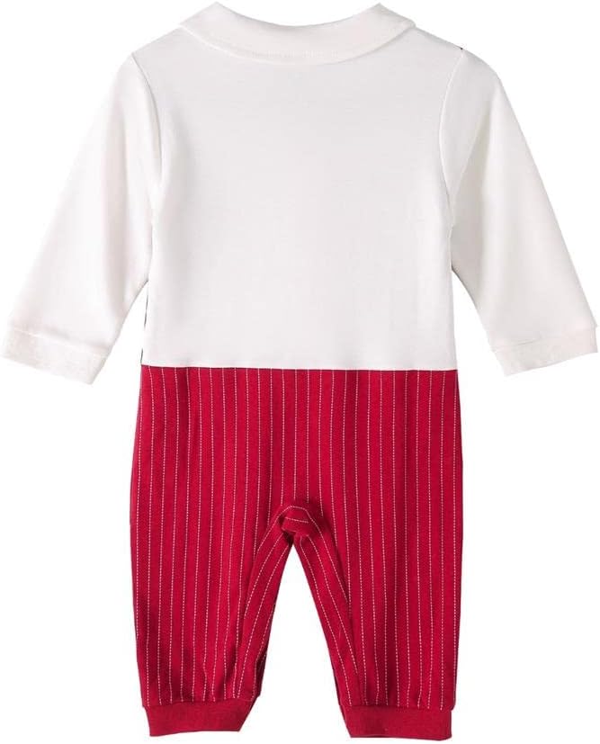 Infant Baby Boy One-Piece Gentleman Bodysuit Formal Outfit Onesie Vest Suit Romper with Bowtie