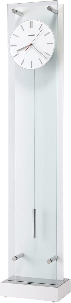 Howard Miller Echo IV Grandfather Floor Clock, White Finished Timepiece for Living Room & Office with LED Lights & Analog Display, Slim...
