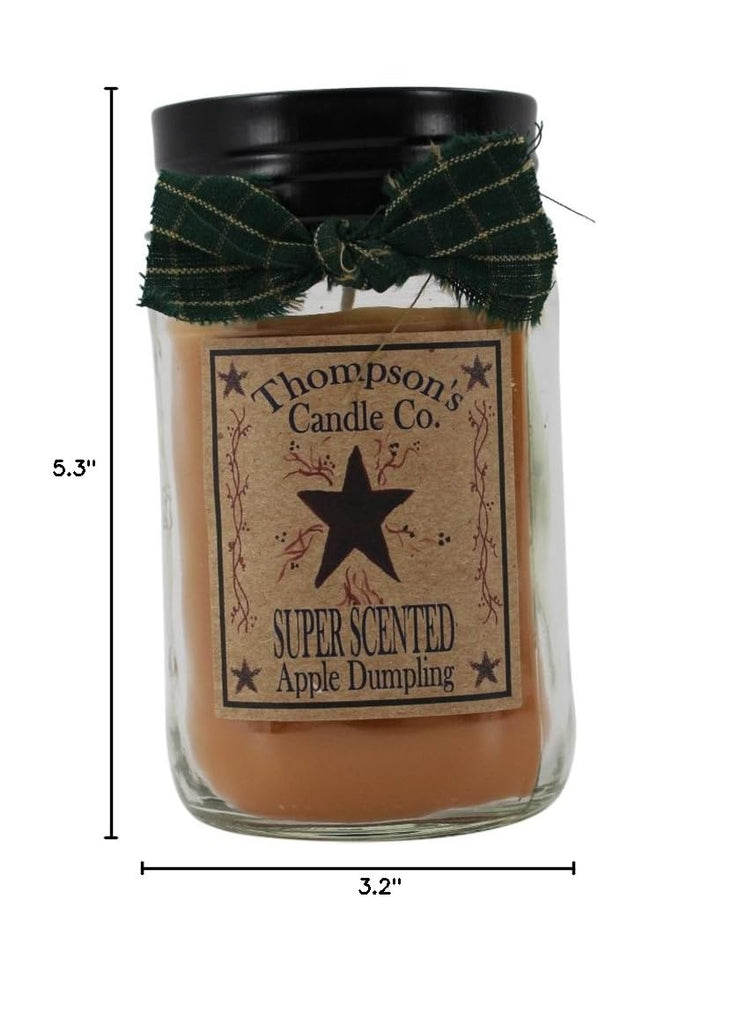 Apple Dumpling Mason Jar Candles