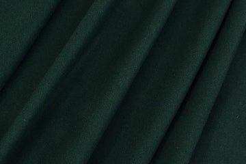 Luxurious Wool Melton Coating Fabric, Forest Green, Cut by The Yard, Soft Brushed, Heavyweight.