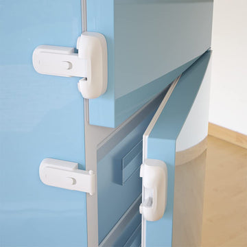 2 Pcs Baby Safety Fridge Lock, Child Proof Refrigerator Freezer Door Lock, Protect Refrigerators with Damaged Sealing