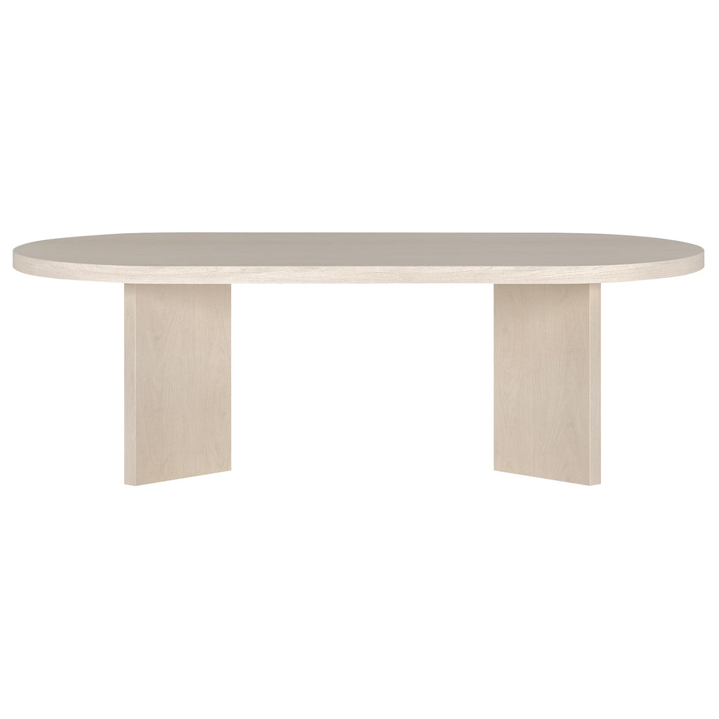 48" Scandinavian Coffee Table, Beech White