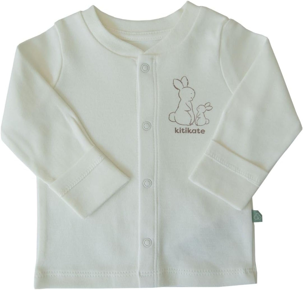 Organic Cotton Baby Piece Outfit Set, Soft Interlock Top and Footed Pants, Unisex