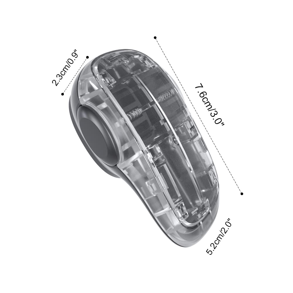 1 Pcs Baby Safety Oven Door Lock, Double Button Oven Lock Safety (Clear-Black)