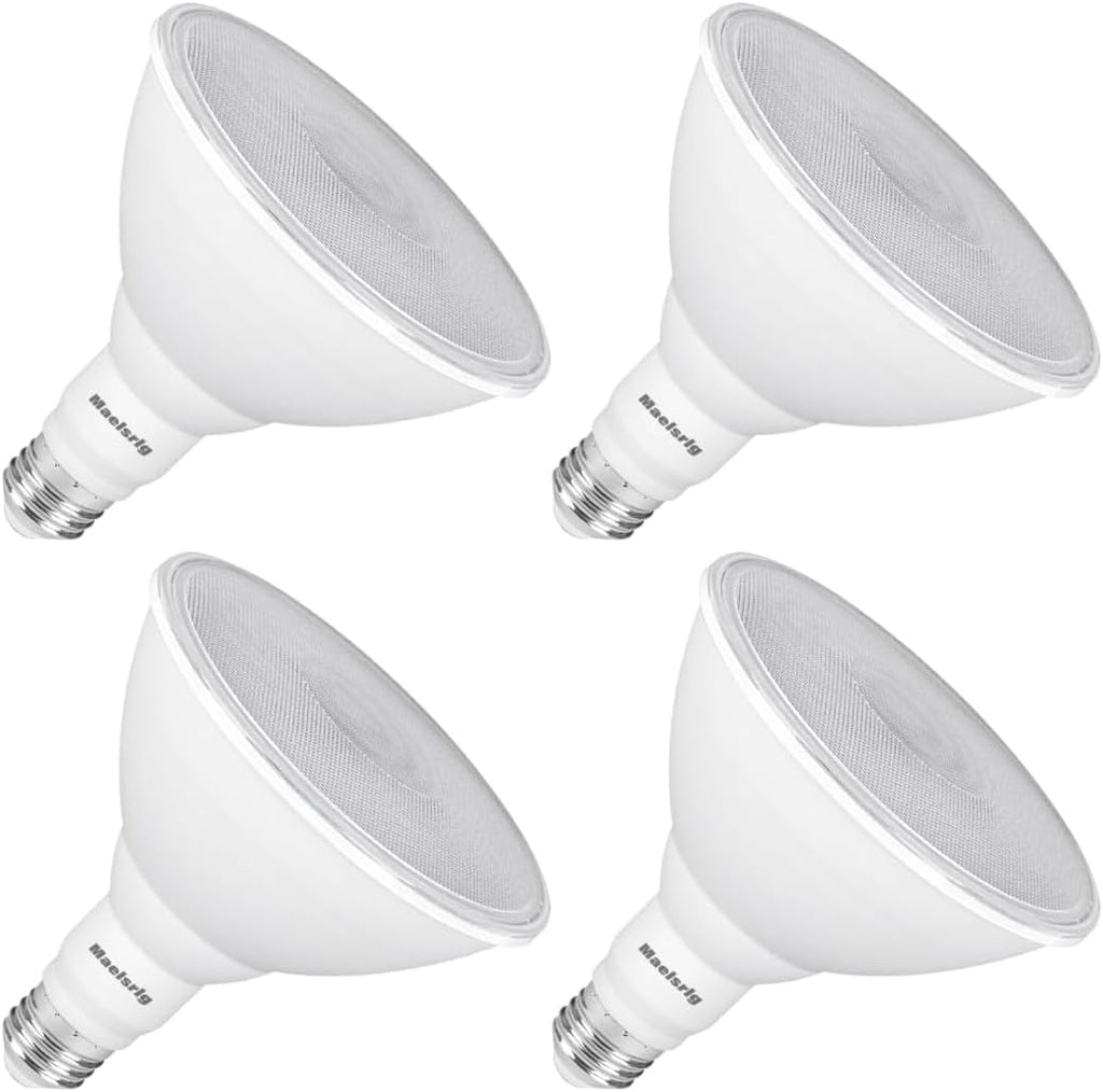 PAR38 LED Flood Light Bulbs Outdoor, 18W (120W Equivalent), Daylight 5000K, Dimmable Weatherproof LED Outdoor Flood